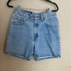 Levi's 550 Relaxed Fit Light Blue Denim Shorts